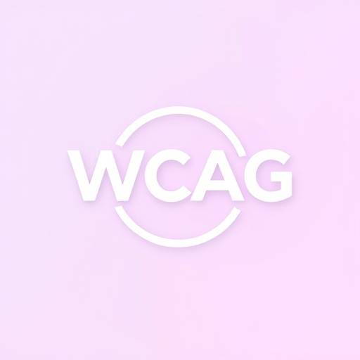 Logo de WCAG (Pautas de Accesibilidad al Contenido Web)